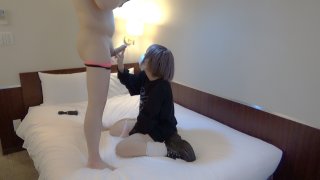 Curious Cute Concafe Lady Tension Max With Sperm-filled Rubber Love Juice That Draws Threads With Electric Massage Machine