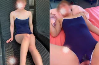 Gal Rod Sisters Hull Slender Live with small girls and swimsuit Love hold
