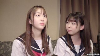 New shooting Creampie Prefectural commercial department active student duo Shizuku amp Hikari and 3P cum shot