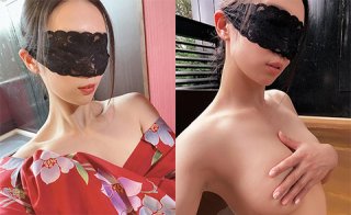 Open air bath at a hot spring inn 3P Big Mara Raw Saddle Continuous Creampie SEX
